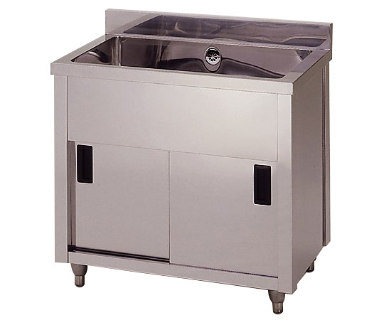 Sink, 1 tank, cabinet sink