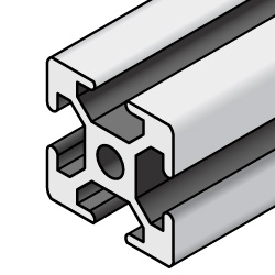 Aluminum Frame 5 Series/slot width 6/20x20mm, Parallel Surfacing